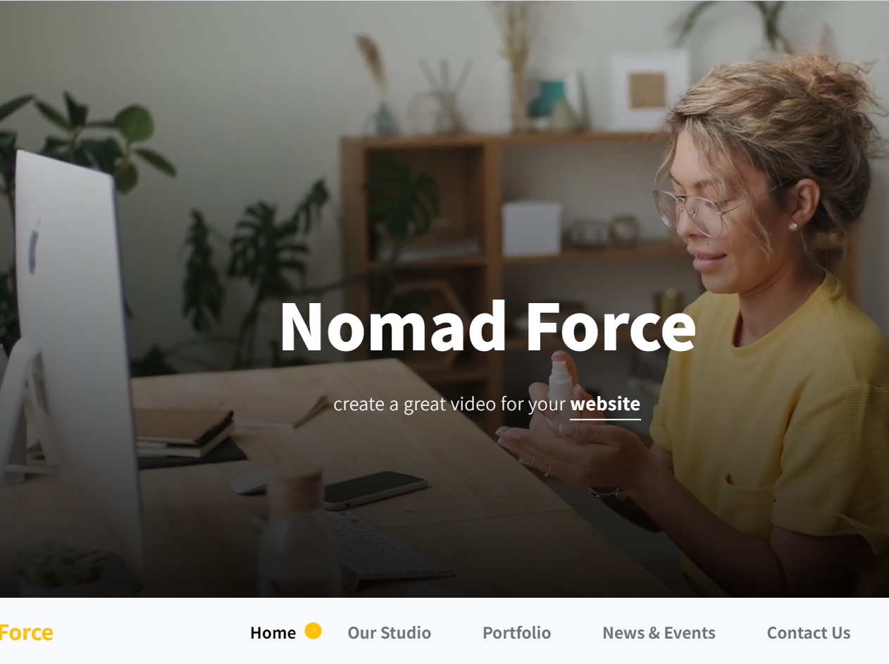 Nomad Force 免费网站模板