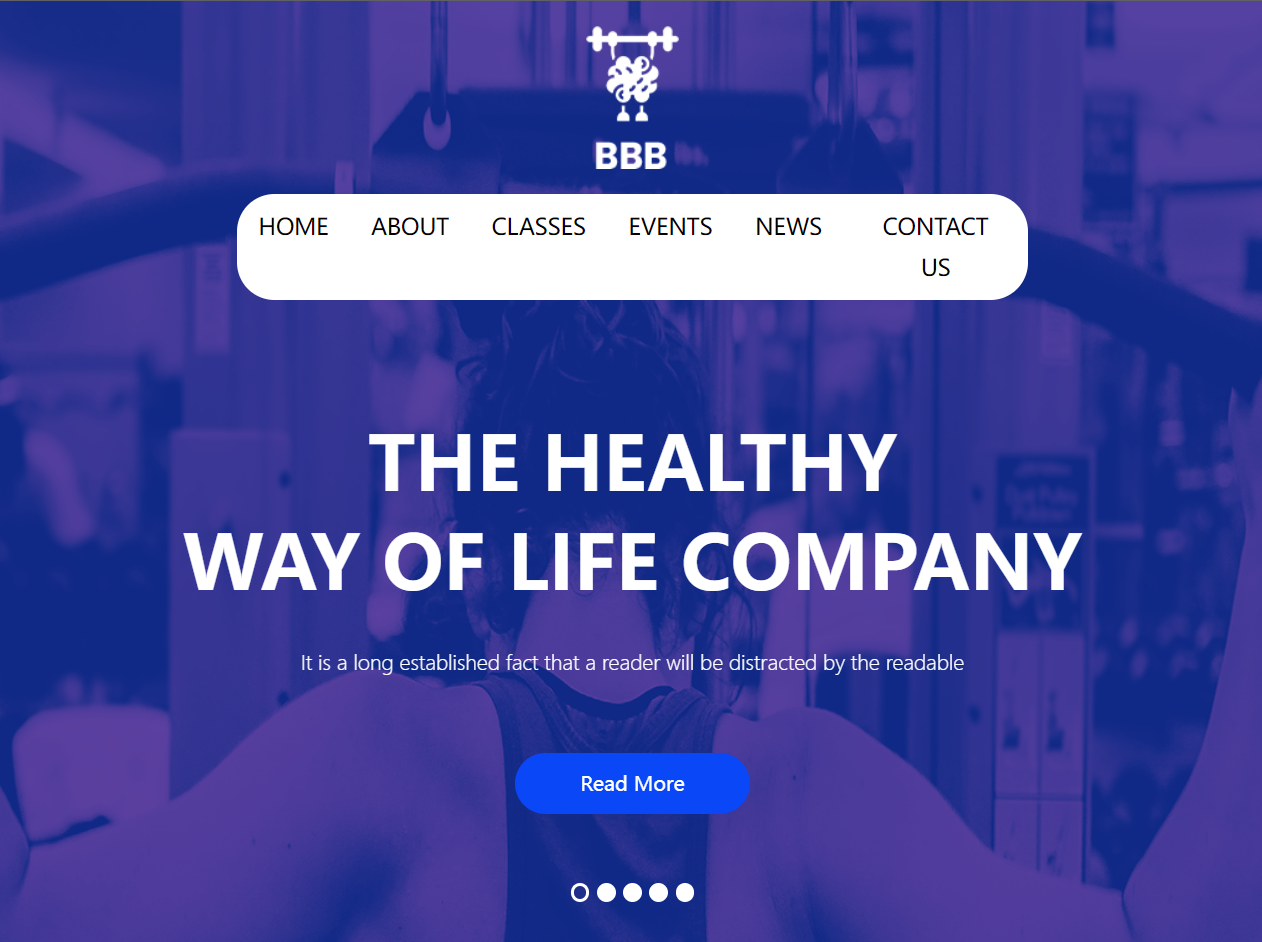 BBB 健身房网站模板