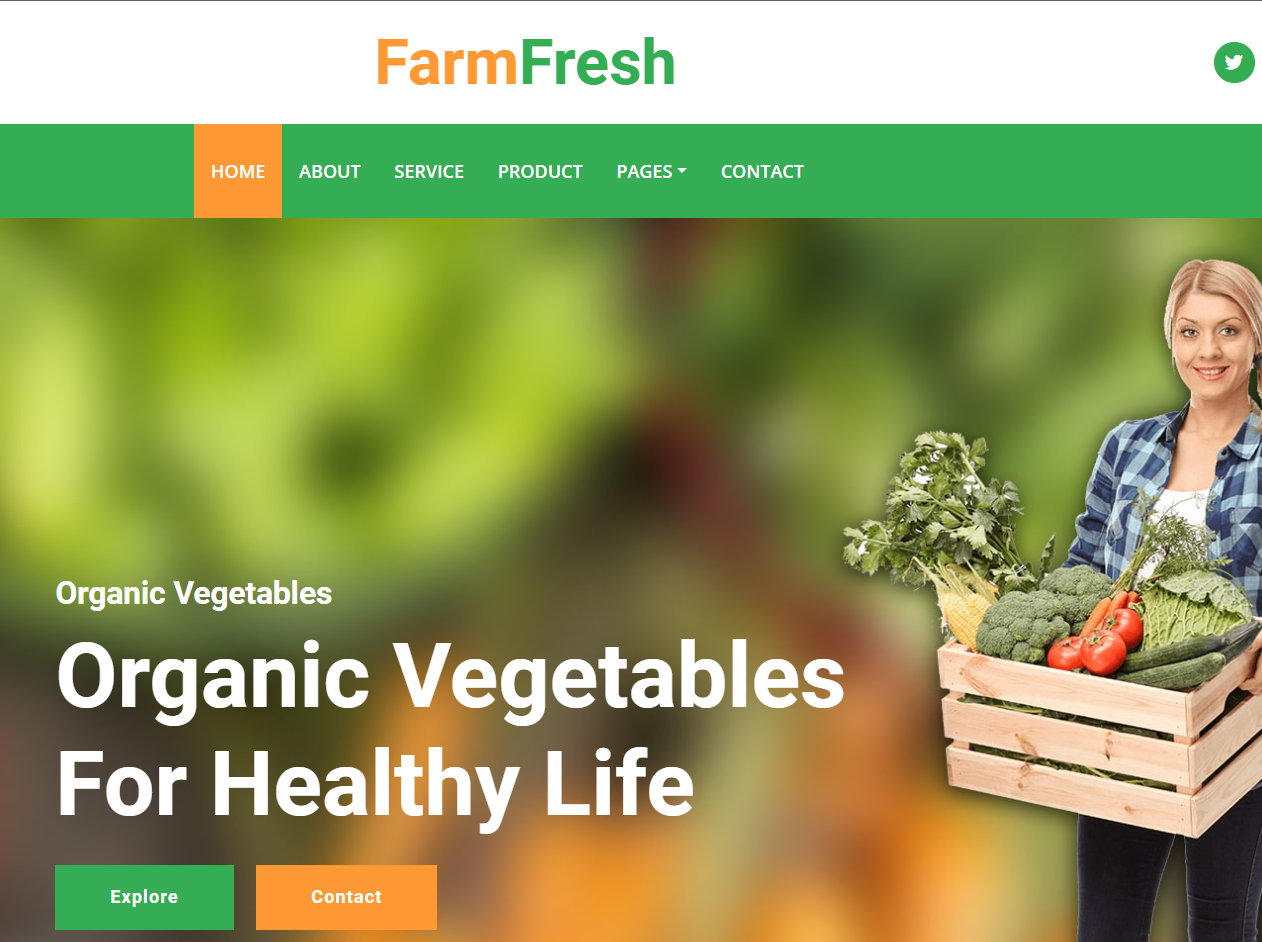 FarmFresh 农业网站模板