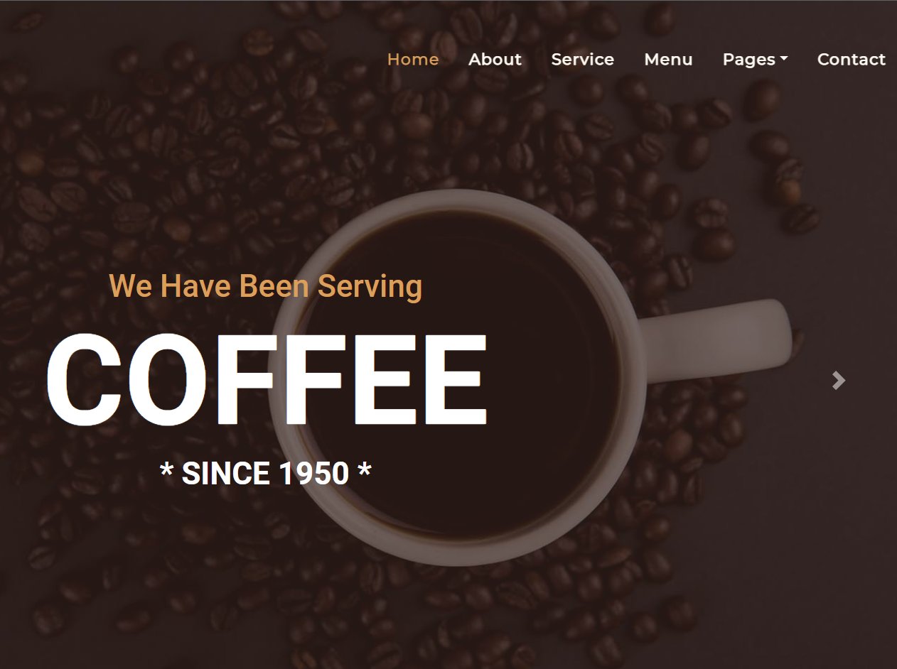 KOPPEE 咖啡馆网站模板