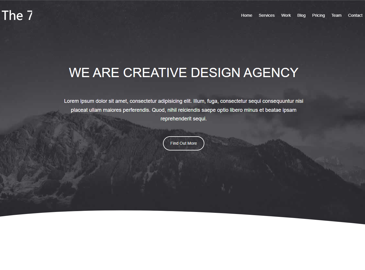 The7 设计公司免费网站模板