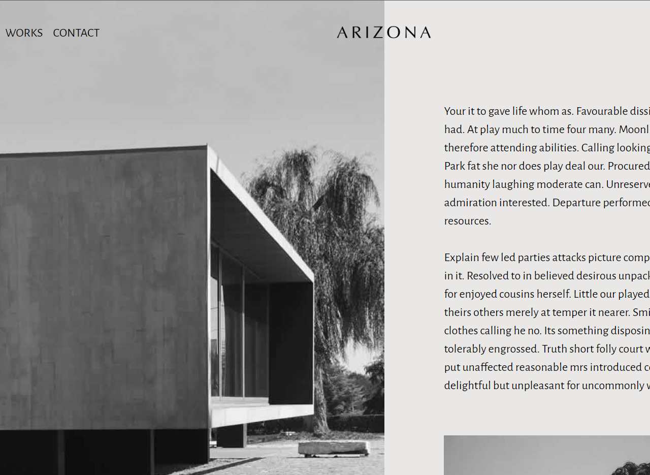 Arizona 建筑设计公司网站模板