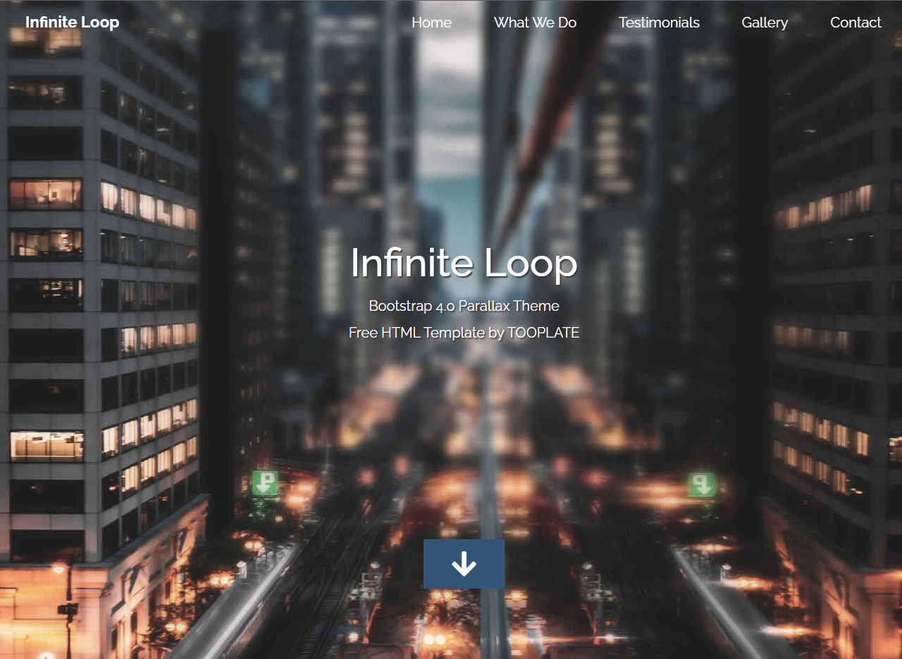 Infinite Loop 公司免费网站模板